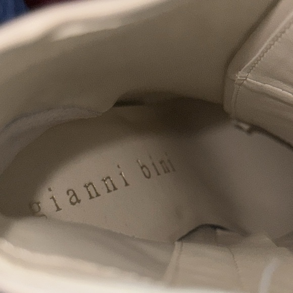 Gianni Bini Halland Glitzy Embellish Leopard Platform high Heels lace up Booties - Picture 11 of 12